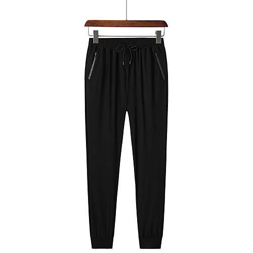 

Men's Hiking Pants Summer Outdoor Breathable Quick Dry Sweat-wicking Comfortable Cotton Pants / Trousers Bottoms Running Camping / Hiking Hunting Black L XL XXL XXXL 4XL Loose / Wear Resistance