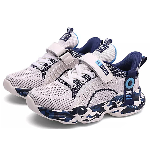 

Boys' Comfort Knit / Elastic Fabric Trainers / Athletic Shoes Big Kids(7years ) Running Shoes Black / Gold / Beige Summer / Color Block