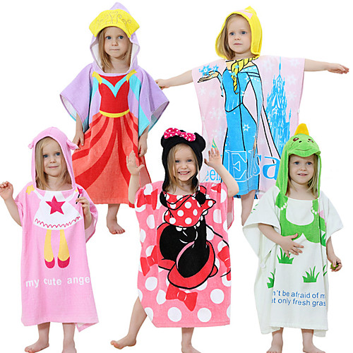 

Kid's Kigurumi Pajamas Bathrobe Oodie Frog Anime Onesie Pajamas Flannel Fabric Purple / Yellow / Pink Cosplay For Boys and Girls Animal Sleepwear Cartoon Festival / Holiday Costumes / Bath Robe