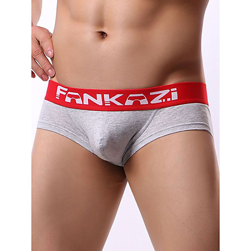 

Men's Basic Boxers Underwear - Normal Low Waist White Black Gray S M L