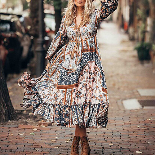 

Summer Floral Print Dress
