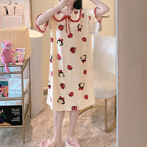 

Women's Round Neck Loungewear Pajamas Letter