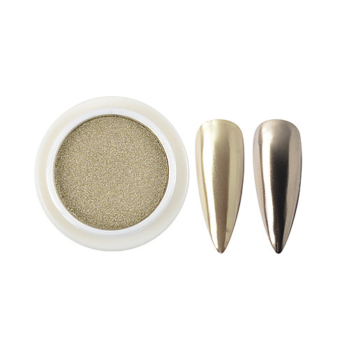 

1PC Magic Mirror Powder Nail Solid Powder Local Tyrant Gold Powder Super Bright Aurora Fairy Glitter Mermaid Mirror Solid Powder