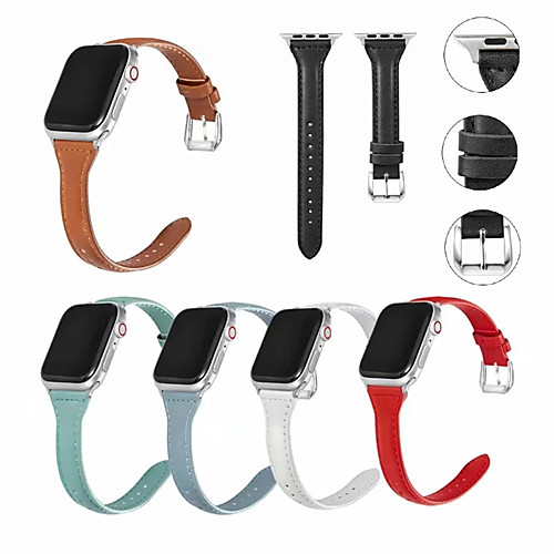 

Genuine Leather Watch Band Strap for Apple Watch Series 5/4/3/2/1 20cm / 7.9 Inches 1.5cm / 0.6 Inches