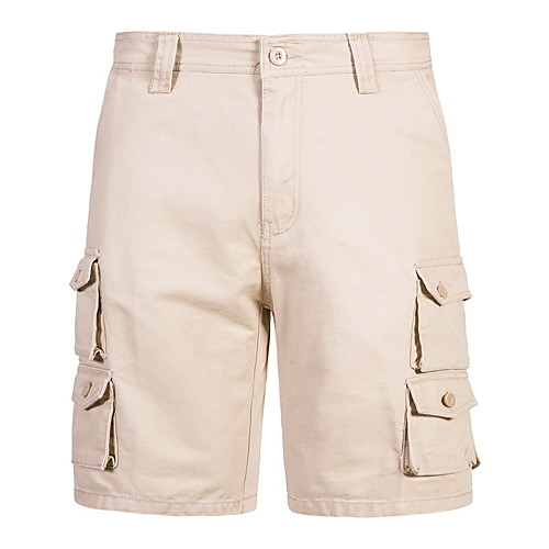 

Men's Basic Slim Chinos Cargo Bermuda shorts Pants - Solid Colored Patchwork Cotton Black Army Green Khaki US34 / UK34 / EU42 / US36 / UK36 / EU44 / US40 / UK40 / EU48