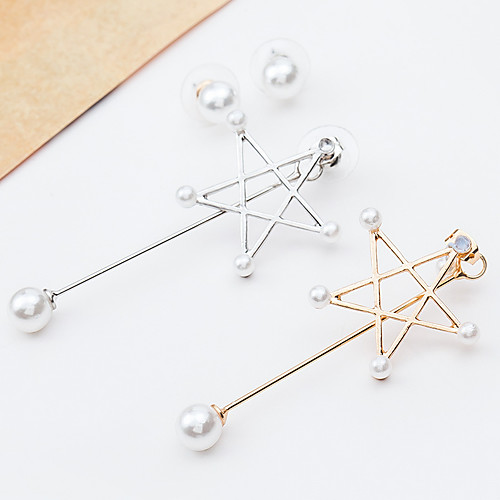 

Women's Earrings Holiday Wedding Birthday Romantic Earrings Jewelry Gold / Silver For Date Street Festival 1 Pair