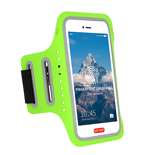 

Phone Armband Running Armband for Hiking Outdoor Exercise Running Traveling Sports Bag Adjustable Waterproof Portable Lycra Women's Men's Running Bag Adults