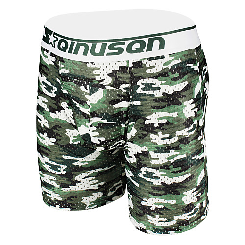 

Men's Sports Underwear Running Shorts Compression Shorts 1pc Sports Shorts Underwear Shorts Bottoms Running Walking Jogging Training Breathable Quick Dry Soft Plus Size Camouflage Fashion Yellow