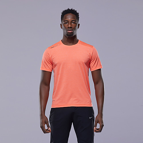 

Men's Solid Colored T-shirt Daily Sports Round Neck Orange / Green / Royal Blue / Gray / Short Sleeve