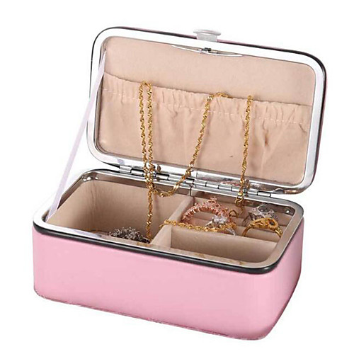 

1PC European travel portable jewelry box jewelry box jewelry storage box