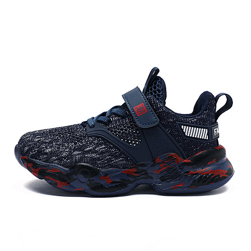 

Boys' / Girls' Comfort Knit Trainers / Athletic Shoes Little Kids(4-7ys) / Big Kids(7years ) Running Shoes / Walking Shoes Black / Blue / Dark Blue Summer / Fall / Rubber