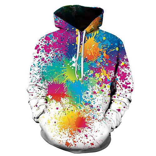 

Men's Hoodie 3D / Cartoon / Character Hooded 3D Print / Casual Rainbow US32 / UK32 / EU40 US34 / UK34 / EU42 US36 / UK36 / EU44 US38 / UK38 / EU46 US40 / UK40 / EU48 US42 / UK42 / EU50 US44 / UK44