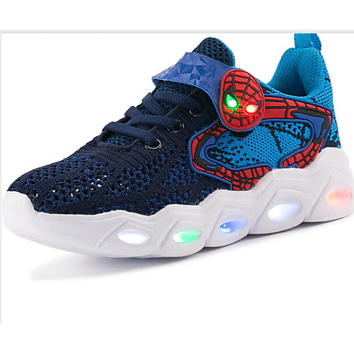 

Boys' Comfort PU Trainers / Athletic Shoes Big Kids(7years ) Red / Orange / Dark Blue Spring / Fall