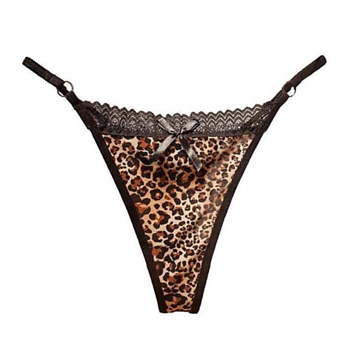 

Women's Lace Brief - EU / US Size Mid Waist Light Brown Red Brown One-Size