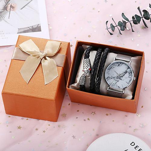 

Men Women Sport Watch Quartz Titanium Alloy Black / Silver / Rose Gold Chronograph Casual Watch Cool Analog Casual Fashion - Blushing Pink Silver Black