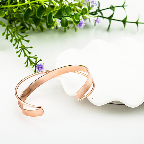 

Women's Bracelet Classic Wedding Birthday Vintage Theme European Trendy Casual / Sporty Ethnic French Alloy Bracelet Jewelry Rose Gold / Silver For Date Festival
