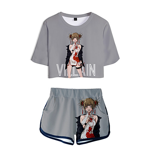 

Inspired by My Hero Academia Boko No Hero Bakugou Katsuki Cosplay Costume Outfits Polyster Print Printing Shorts For Women's / Men's / T-shirt
