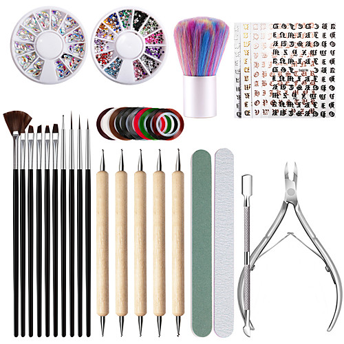 

1 pcs Acrylic Universal Multi Function Best Quality Trendy Fashion Sports & Outdoor Party / Evening Daily Nail Painting Tools Sequins Decals for Finger Nail