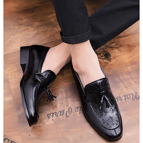 

Men's Summer Outdoor Loafers & Slip-Ons PU Non-slipping Brown / Black