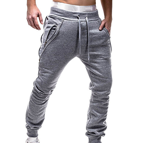 

Men's Sporty Loose Chinos Pants - Solid Colored Black Light gray Dark Gray US36 / UK36 / EU44 / US38 / UK38 / EU46 / US40 / UK40 / EU48