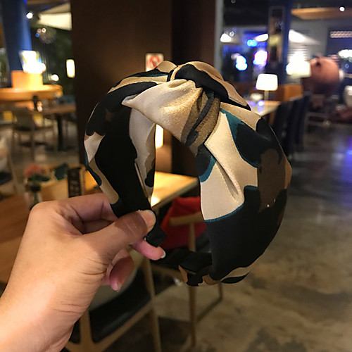 

Double Layer Cloth Hair Accessory with Flower 1 Piece Casual / Daily Wear Headpiece