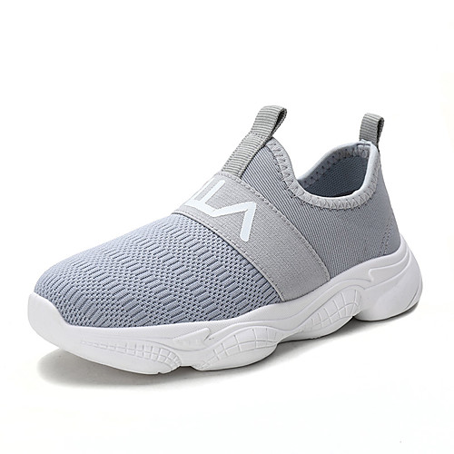 

Boys' Comfort Knit Trainers / Athletic Shoes Comfort Loafers Big Kids(7years ) Running Shoes Black / Dark Blue / Gray Spring / Summer