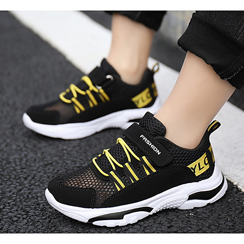 

Boys' Comfort Mesh Trainers / Athletic Shoes Big Kids(7years ) Yellow / Red Spring