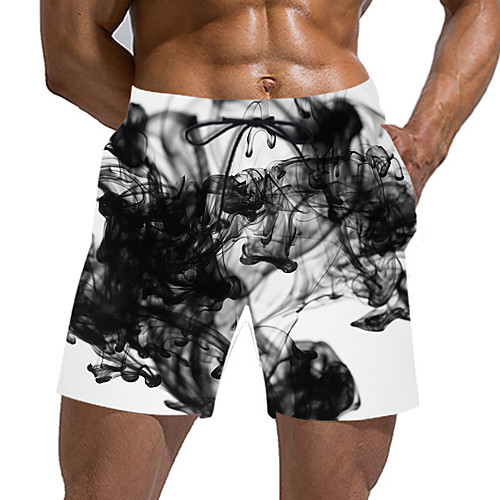 

Men's Sporty Basic Daily Holiday Slim Chinos Shorts Pants - 3D Print Drawstring Summer White US32 / UK32 / EU40 / US34 / UK34 / EU42 / US36 / UK36 / EU44
