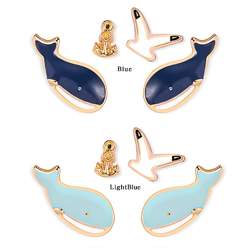 

Women's Earrings Holiday Wedding Birthday Romantic Earrings Jewelry Blue / Black For Date Street Festival 1 Pair