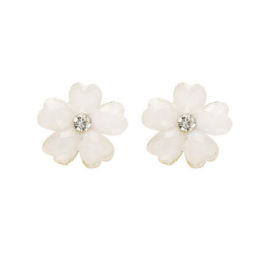 

Women's Earrings Holiday Wedding Birthday Romantic Earrings Jewelry White For Date Street Festival 1 Pair