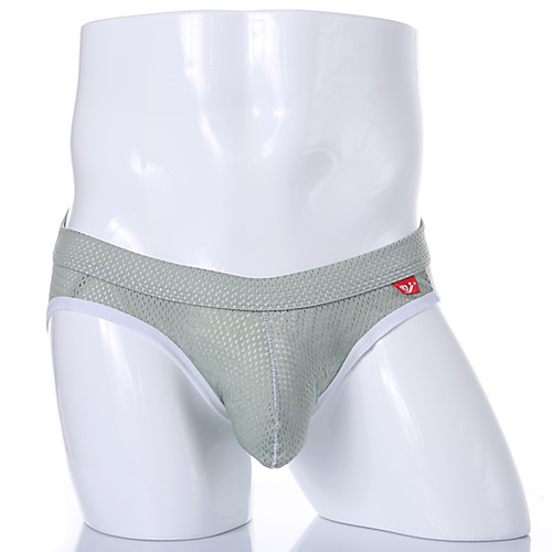 

Men's Mesh G-string Underwear - Normal Low Waist Yellow Fuchsia White S M L