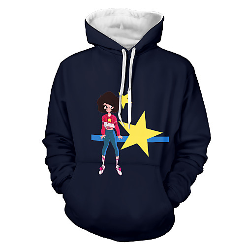 

Inspired by Cosplay steven universe Cosplay Costume Hoodie Polyster Print Printing T-shirt For Men's / Women's