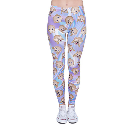 

Women's Yoga Pants 3D Print Purple Elastane Yoga Running Fitness Tights Leggings Sport Activewear Quick Dry Tummy Control Butt Lift Moisture Wicking High Elasticity Skinny
