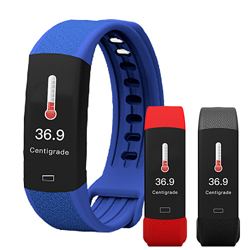 

696 B6W Unisex Smart Wristbands Android iOS Bluetooth Waterproof Heart Rate Monitor Blood Pressure Measurement Sports Thermometer Pedometer Call Reminder Activity Tracker Sleep Tracker Sedentary