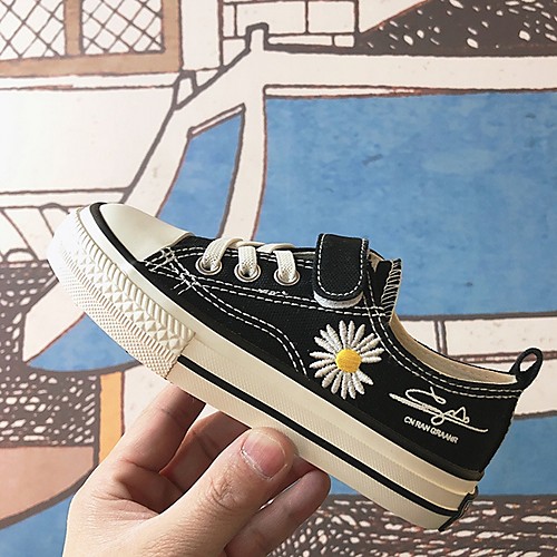 

Boys' Comfort Canvas Sneakers / Flats Big Kids(7years ) Black / Yellow / Pink Spring