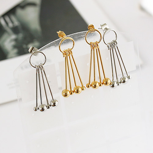 

Women's Earrings Holiday Wedding Birthday Romantic Earrings Jewelry Gold / Silver For Date Street Festival 1 Pair