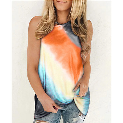 

Summer Tie Dye Rainbow Tank Top