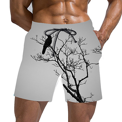 

Men's Sporty Basic Daily Holiday Slim Chinos Shorts Pants - 3D Print Drawstring Summer Gray US32 / UK32 / EU40 / US34 / UK34 / EU42 / US36 / UK36 / EU44