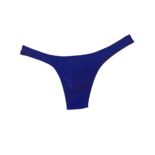 

Men's Basic G-string Underwear - Normal Low Waist Light Blue Black Purple One-Size L