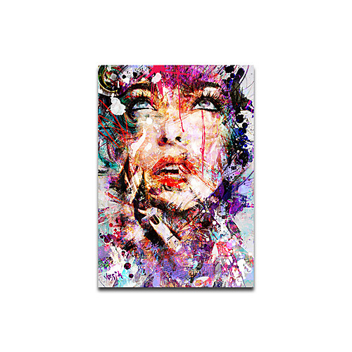 

Print Rolled Canvas Prints - Abstract People Modern Art Prints Modern Abstract Portrait Painting Printed On Canvas Wall Art Pictures Graphic Home Decoration For Living Room Posters