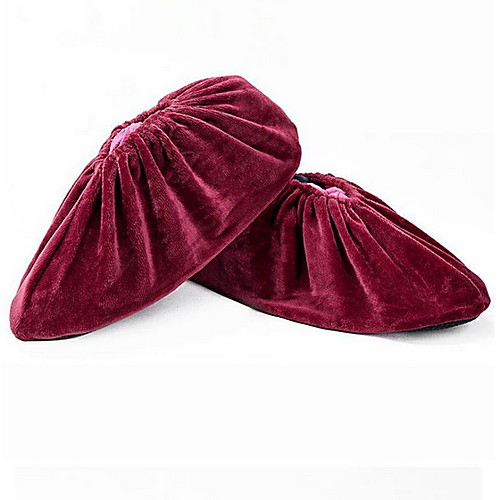 

Fabric Shoe Cover Unisex All Seasons Daily Red Wine / Black