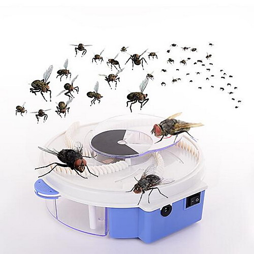 

Electric Fly Trap Device with Trapping Food USB Rechargeable