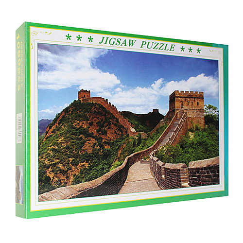 

1000 pcs Tower Famous buildings Landscape Jigsaw Puzzle Focus Toy Decompression Toys Parent-Child Interaction Pure Paper Scenery Kid's Adults Toy Gift