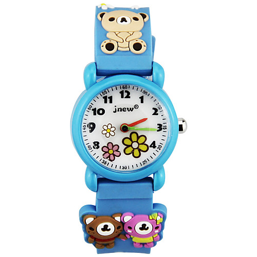 

Kids Sport Watch Automatic self-winding Rubber Water Resistant / Waterproof Analog Cartoon Christmas - Blue Blushing Pink