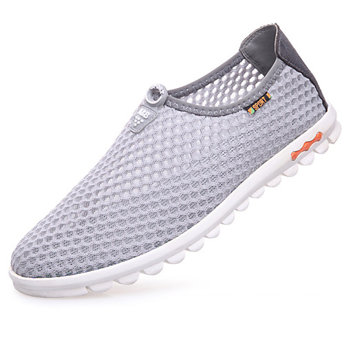 

Men's Summer Casual Daily Outdoor Trainers / Athletic Shoes Upstream Shoes Mesh Breathable Non-slipping Black / Yellow / Blue