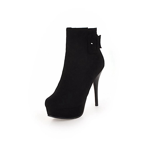 

Women's Boots Fall & Winter Platform Round Toe Sweet Daily Synthetics Black / Yellow / Burgundy