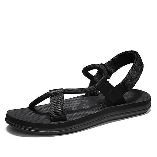 

Men's Summer Casual / Vintage Outdoor Beach Sandals Nylon Breathable Waterproof Non-slipping Dark Brown / Black / Gray