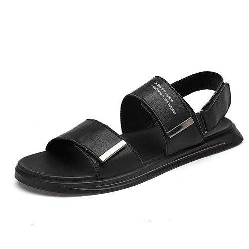 

Men's Summer Outdoor Sandals PU White / Black