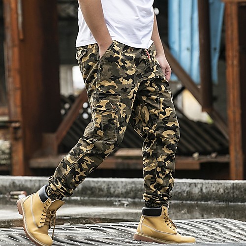 

Men's Basic Slim Chinos Pants - Camouflage Green US34 / UK34 / EU42 / US36 / UK36 / EU44 / US40 / UK40 / EU48