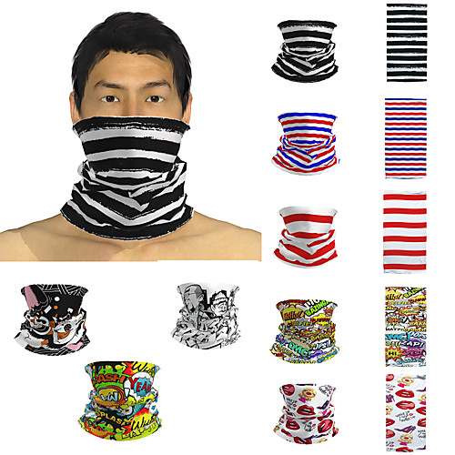 

Men's / Unisex 3D Print Square Scarf / Infinity Scarf / Hijab - Print / Color Block Multifunctional